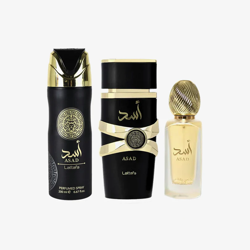 Conjunto Asad 100ML + 200ML Desodorante + 50ML Óleo Capilar