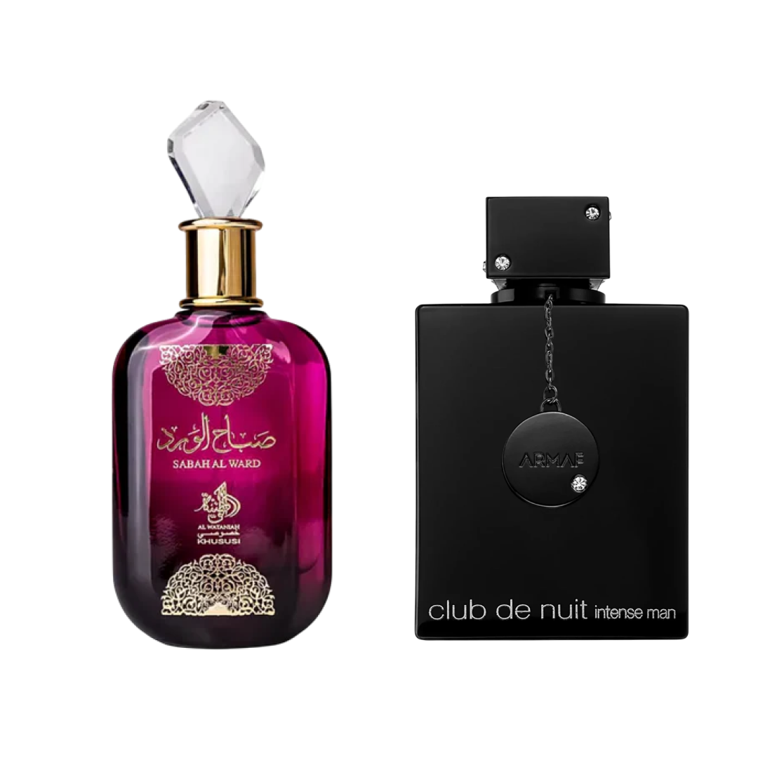 Sabah Al Ward EDP 100ML + Club De Nuit Intense EDT 100ml